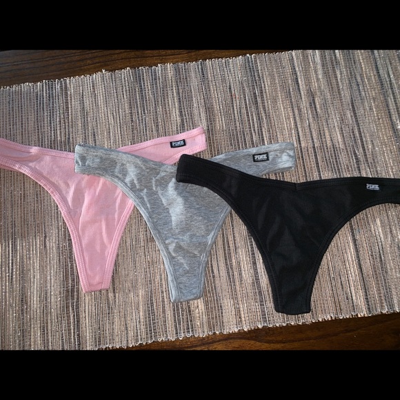 PINK Victoria's Secret Other - VS PINK Cotton Thongs PINK Victoria's Secret Other - VS PINK Cotton Thongs
